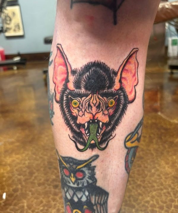bat tattoo gabriella