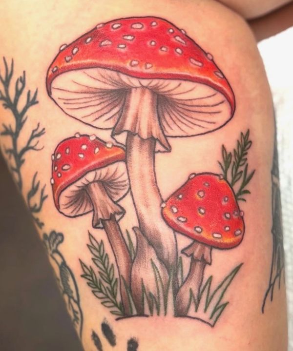 mushroom tattoo gabriella