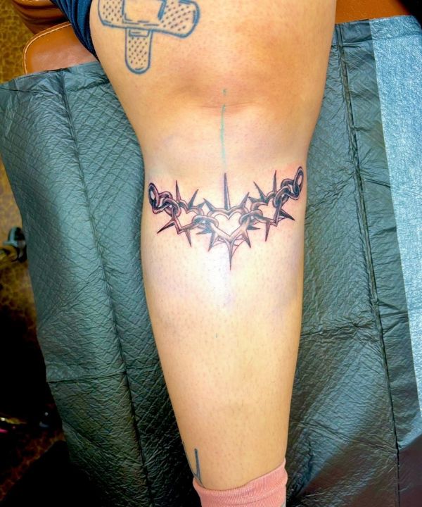 linked hearts tattoo gabriella