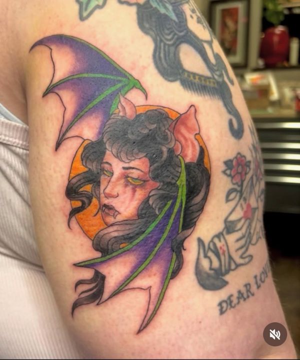 vampire bat tattoo gabriella