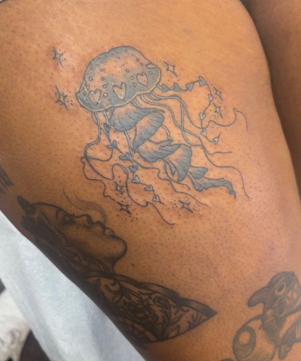 jelly fish tattoo gabriella