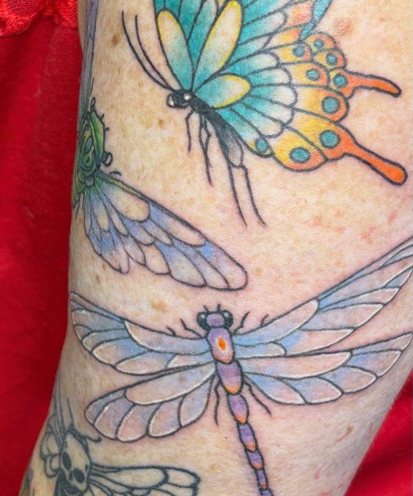 butterfly an firefly tatoo gabriella