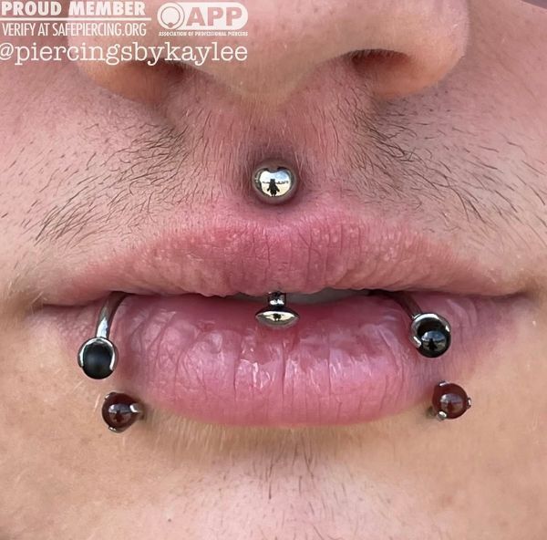 mouth-piercing mouth piercings